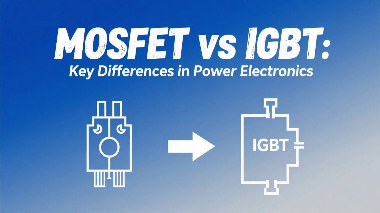 IGBT vs MOSFET: Key Differences, Operating Principles, and Applications in Power Electronics