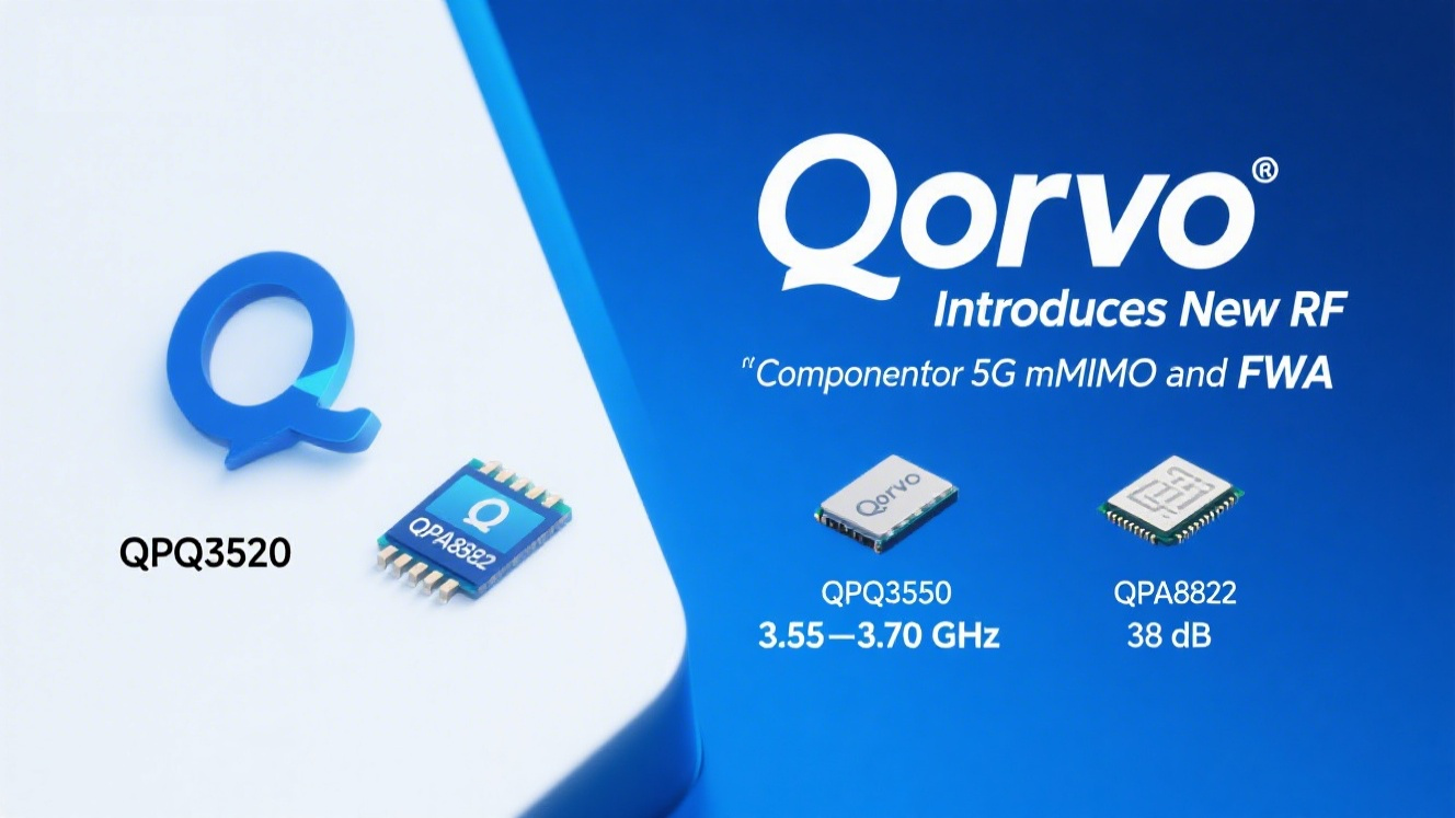 Qorvo Launches High-Performance BAW Filter and Pre-Driver Amplifier to Accelerate 5G mMIMO and FWA Deployment