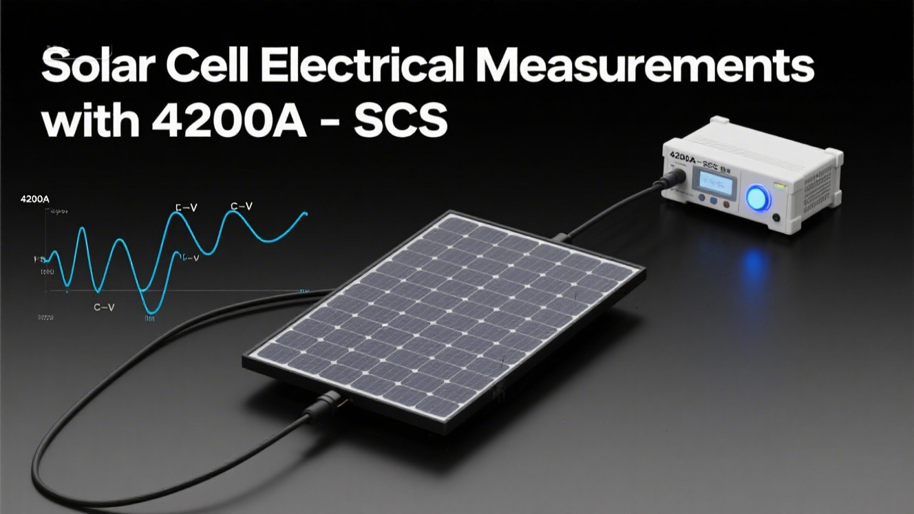 Using the 4200A-SCS Parameter Analyzer to Study the Electrical Properties of Photovoltaic Materials and Solar Cells