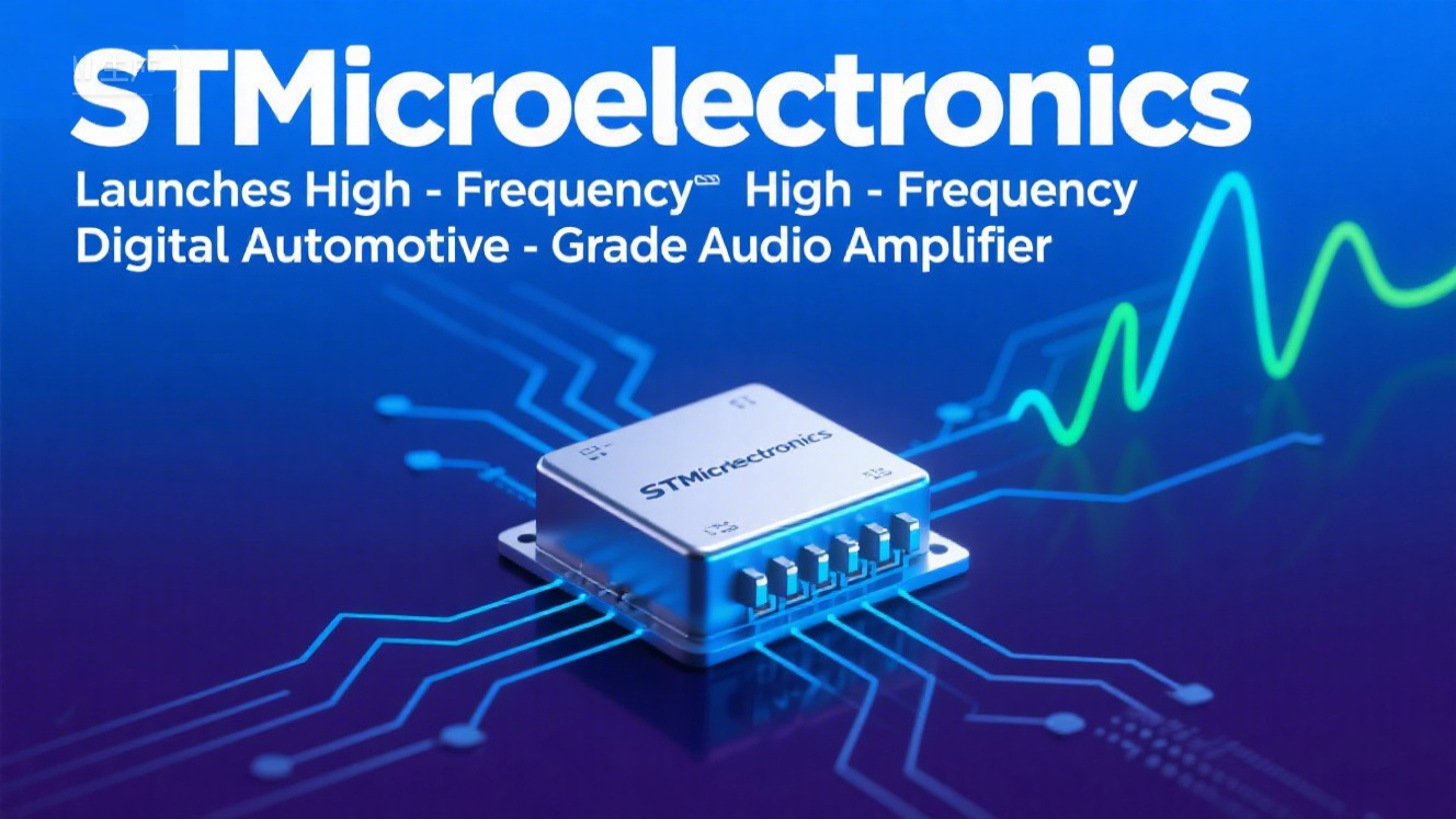 STMicroelectronics launches high-frequency digital automotive-grade audio amplifier, saving space and targeting smart cockpits