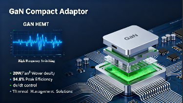 Application of GaN Devices in Compact Adapters: Solutions to High-Frequency Switching and EMI Challenges